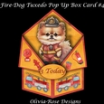 Fire-Dog Tuxedo Pop-Up Card #4