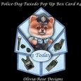 Police-Dog Tuxedo Pop-Up Card Mini Kit #4