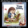 Hedgehogs Picnic Mini Kit #2