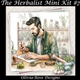 The Herbalist Mini Kit #7 **Includes card front with no decoupage**