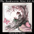 The Bookworm Mini Kit #5  **Includes card front with no decoupage**  