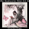 The Bookworm Mini Kit #6  **Includes card front with no decoupage**  