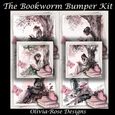 The Bookworm Bumper Kit  **Includes card front with no decoupage**  