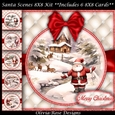 Santa Scenes 8X8 Kit