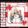 Snowman Friends 2 8X8 Kit