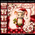 Christmas Mouse 8X8 Kit