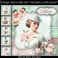 Vintage Nurse 8X8 Kit