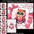 Cute Valentine Owl 2 Mini Kit