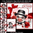 Cute Valentine Pigs Mini Kit
