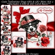 Cute Valentine Dogs Mini Kit 2