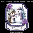 Winter Hedgehog 9 Shaped Easel Card Mini Kit