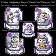 Winter Hedgehog Shaped Easel Card Bumper Kit 2