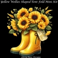 Yellow Wellies Shaped Tent Fold Mini Kit