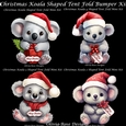 Christmas Koala  Shaped Tent Fold Bumper Kit