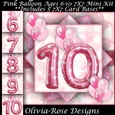 Pink Balloon Ages 6-10 Mini Kit 7X7
