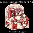 London Valentine Box Card Mini Kit
