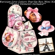 Parisian Love Letters Pop-Up Box Mini Kit