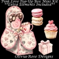 Pink Love Pop-Up Box Mini Kit