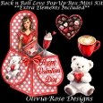 Rock n Roll Love Pop-Up Box Mini Kit 