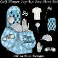 Golf Player Pop-Up Box Mini Kit
