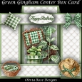 Green Gingham Center Box Card Mini Kit