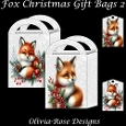 Fox Christmas Gift Bags 2