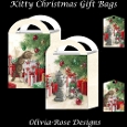 Kitty Christmas Gift Bags