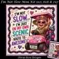 Im Not Slow Mini Kit **Includes 5X7, 6x6 & 7x7 Card Bases**
