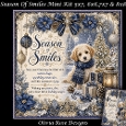 Season Of Smiles Mini Kit **Includes 5X7, 6x6, 7x7 & 8X8 Card Bases**