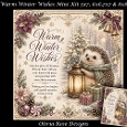 Warm Winter Wishes Mini Kit **Includes 5X7, 6x6, 7x7 & 8X8 Card Bases**