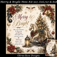 Merry & Bright Mini Kit **Includes 5X7, 6x6, 7x7 & 8X8 Card Bases**