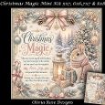 Christmas Magic Mini Kit **Includes 5X7, 6x6, 7x7 & 8X8 Card Bases**