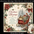 Christmas Blessings Mini Kit **Includes 5X7, 6x6, 7x7 & 8X8 Card Bases**