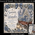 Season Of Wonder Mini Kit **Includes 5X7, 6x6, 7x7 & 8X8 Card Bases**