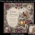 Winter Blessings Mini Kit **Includes 5X7, 6x6, 7x7 & 8X8 Card Bases**