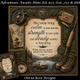 Adventure Awaits Mini Kit  **Includes 5X7, 6x6, 7x7 8X8 Card Bases** 