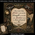 Adventure Awaits Mini Kit 2  **Includes 5X7, 6x6, 7x7 8X8 Card Bases** 
