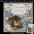Hope, Grace & Joy Mini Kit  **Includes 5X7, 6x6, 7x7 & 8X8 Card Bases** 