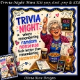 Trivia Night Mini Kit **Includes 5X7, 6x6, 7x7 & 8X8 Card Bases**
