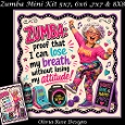 Zumba Mini Kit **Includes 5X7, 6x6, 7x7 & 8X8 Card Bases**
