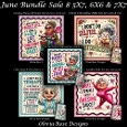 June Bundle Sale 8 **Includes 5x7, 6x6 & 7x7 Card Bases**