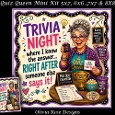 Quiz Queen Mini Kit **Includes 5X7, 6x6, 7x7 8X8 Card Bases**