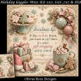 Holiday Giggles Mini Kit **Includes 5X7, 6x6, 7x7 8X8 Card Bases** 