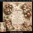 Holiday Wishes 2 Mini Kit **Includes 5X7, 6x6, 7x7 8X8 Card Bases** 