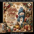 Holiday Hugs Mini Kit **Includes 5X7, 6x6, 7x7 8X8 Card Bases**