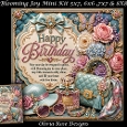 Blooming Joy Mini Kit **Includes 5X7, 6x6, 7x7 8X8 Card Bases**