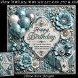 Shine With Joy Mini Kit **Includes 5X7, 6x6, 7x7 8X8 Card Bases**