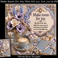 Make Room For Joy Mini Kit **Includes 5X7, 6x6, 7x7 8X8 Card Bases**
