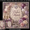 A Perfect Match Mini Kit **Includes 5X7, 6x6, 7x7 8X8 Card Bases**   