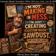 Custom-Made Sawdust Mini Kit **Includes 5X7, 6x6, 7x7 8X8 Card Bases**